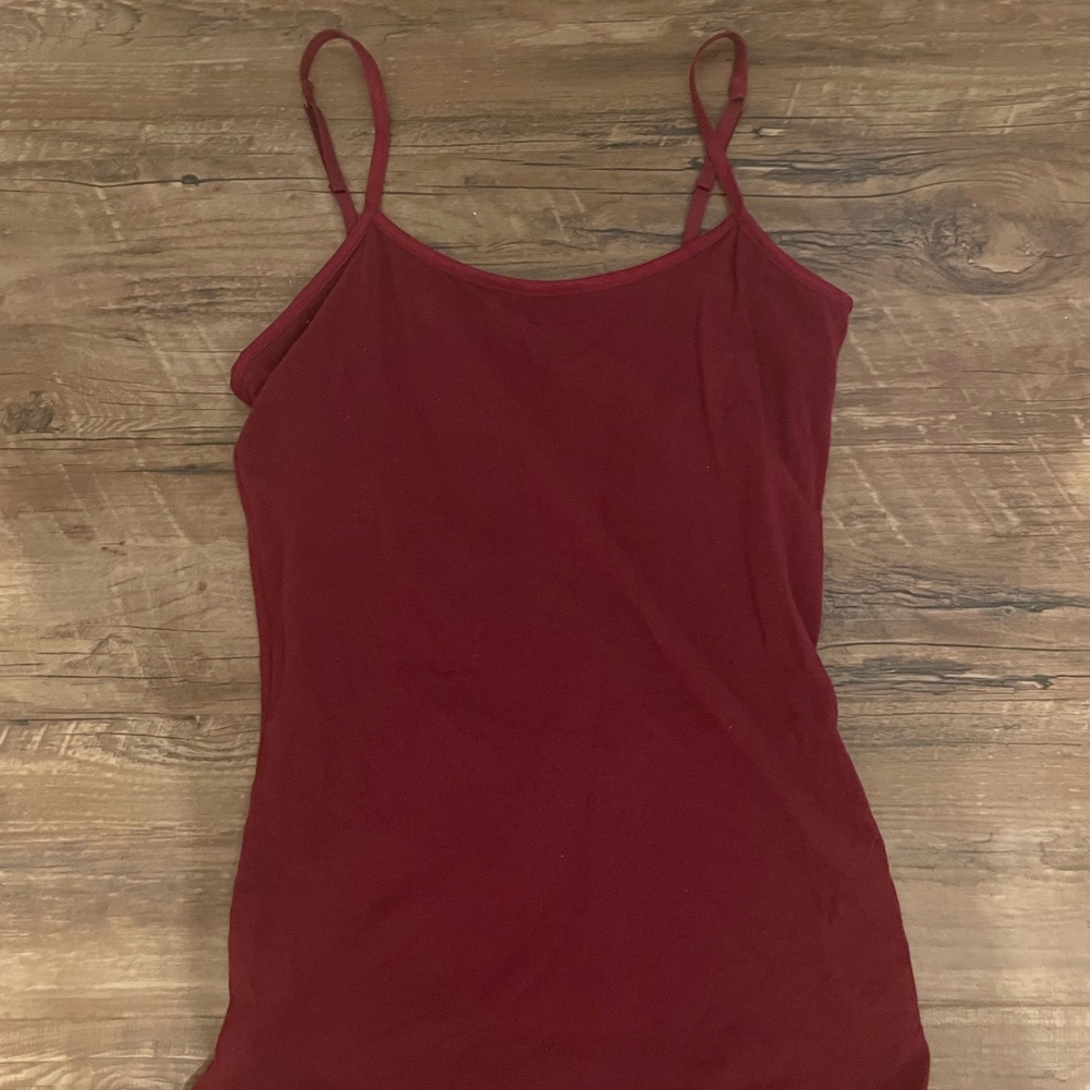 Kid’s Cami Tank Tops Maroon and White from SO sizes: M